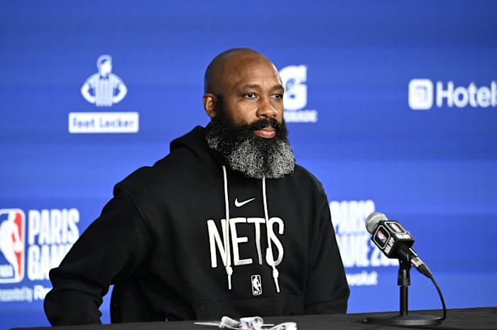 Brooklyn Nets head coach Jacque Vaughn